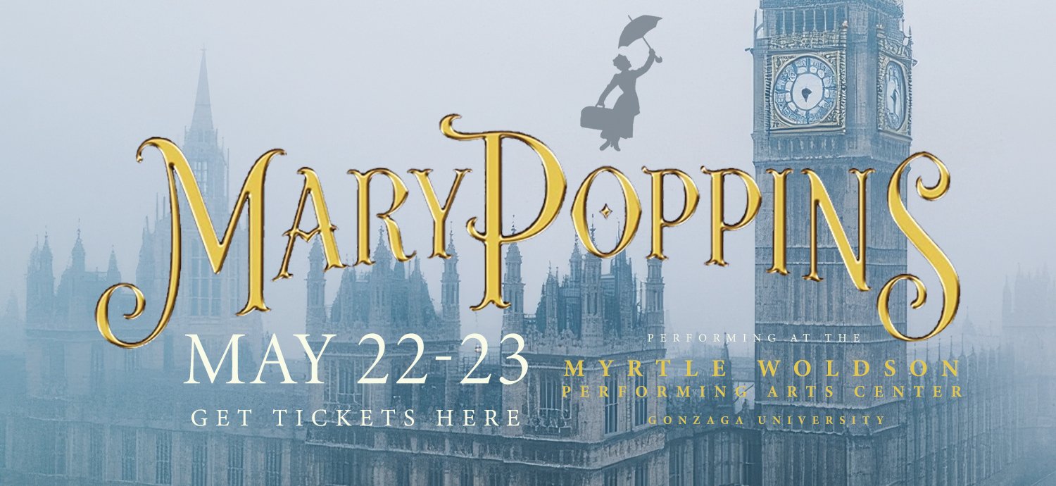 Mary Poppins at the Myrtle Woldson Theater.