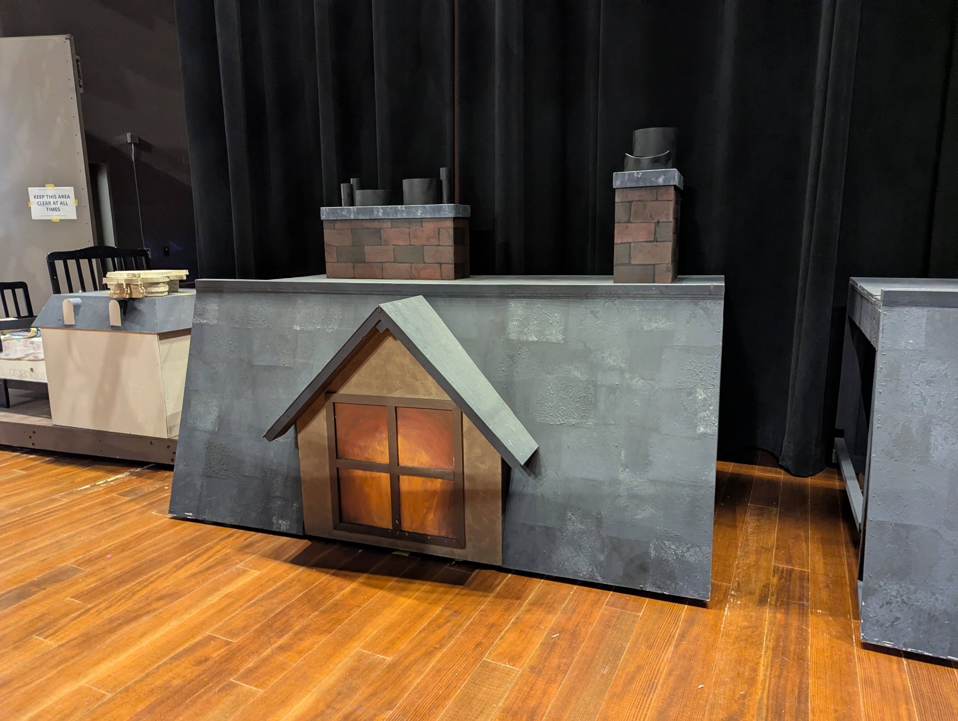 Set Carpentry and Set Building for Mary Poppins Play, March 2026