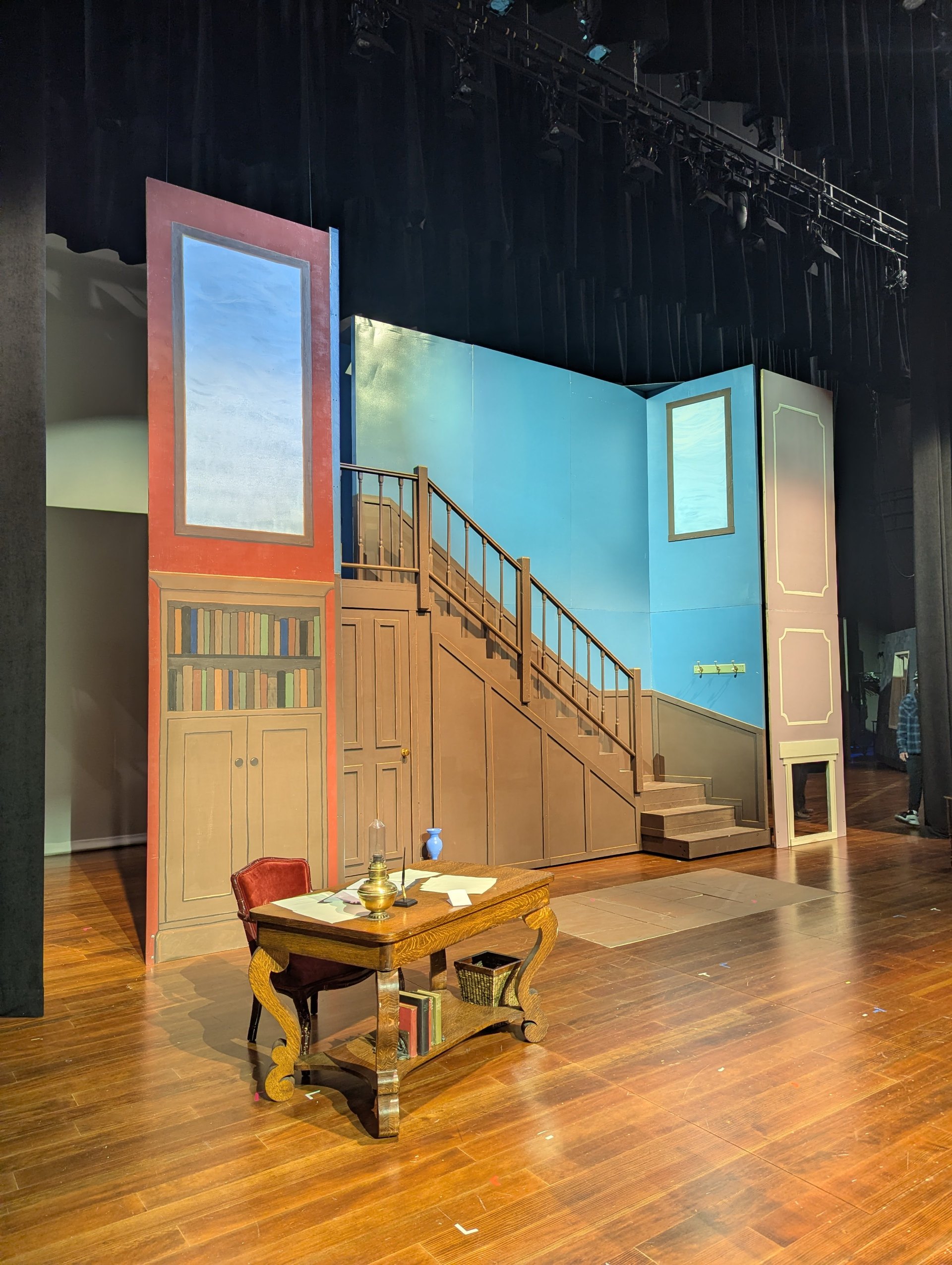 Set Carpentry and Set Building for Mary Poppins Play, March 2026